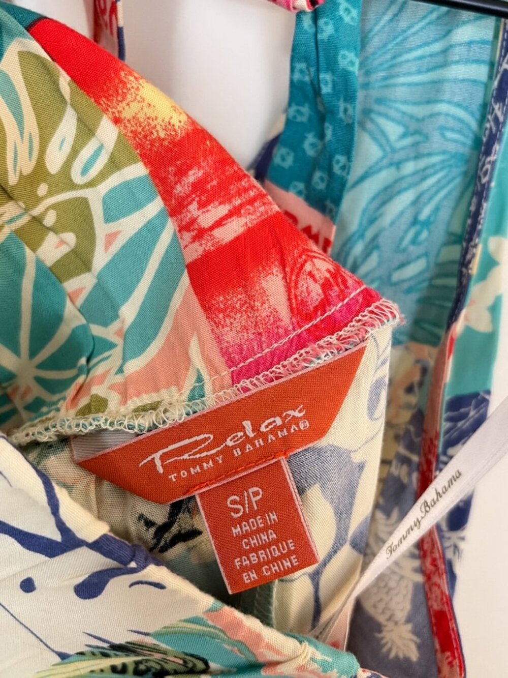 Relax Tommy Bahama Multicolor Patchwork Halter Maxi Dress - Picture 4 of 5